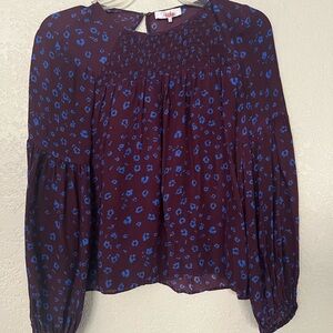 Parker Leopard Silk Blouse